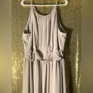 David’s Bridal Biscotti Size 20 Bridesmaids Dress